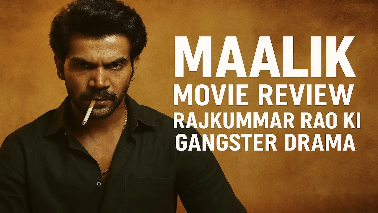 Maalik Movie Review- Rajkummar Rao Ki Gangster Drama
